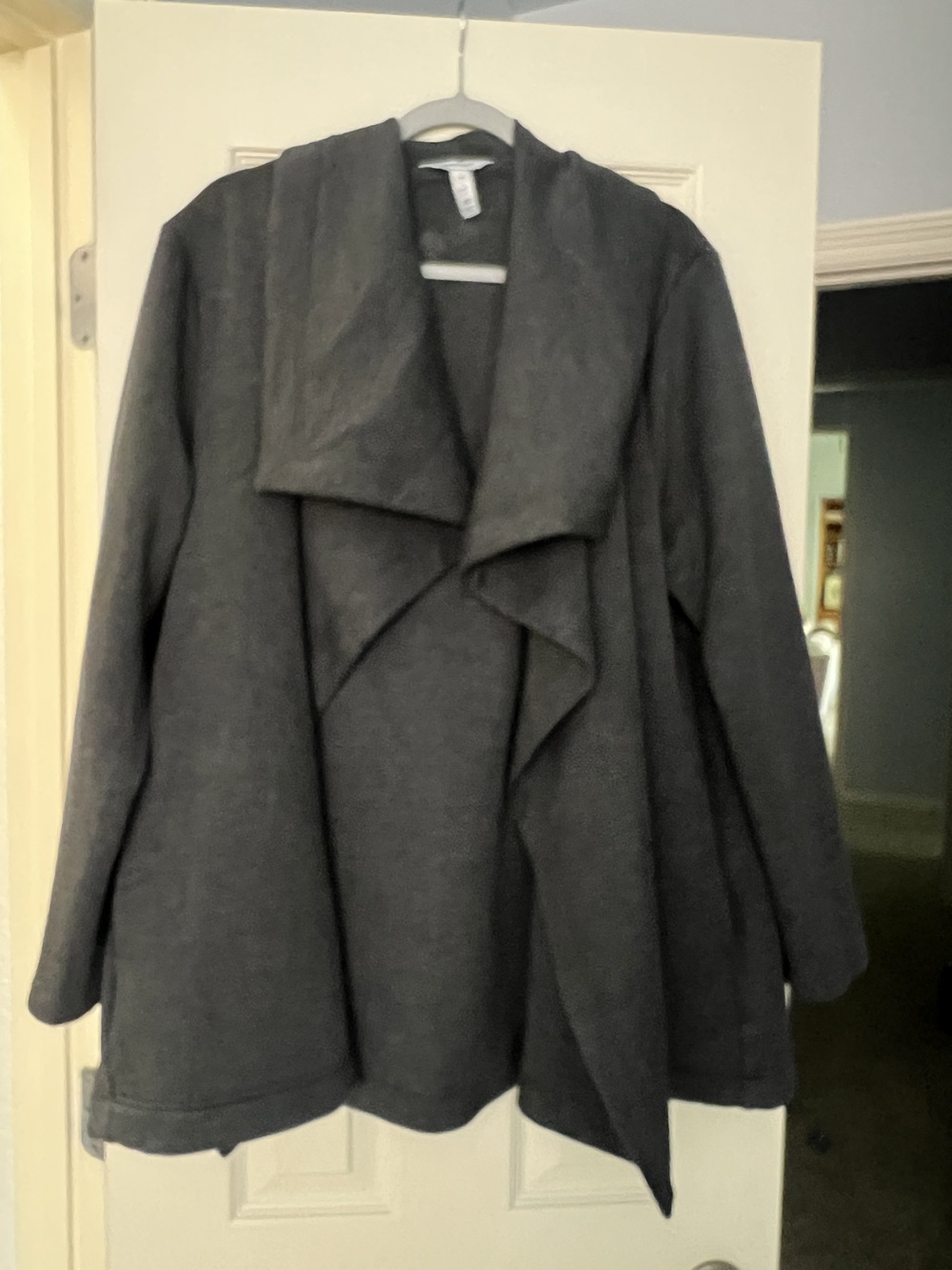 SPANX Women's Air Essentials Open Wrap Cardigan Grey 2X